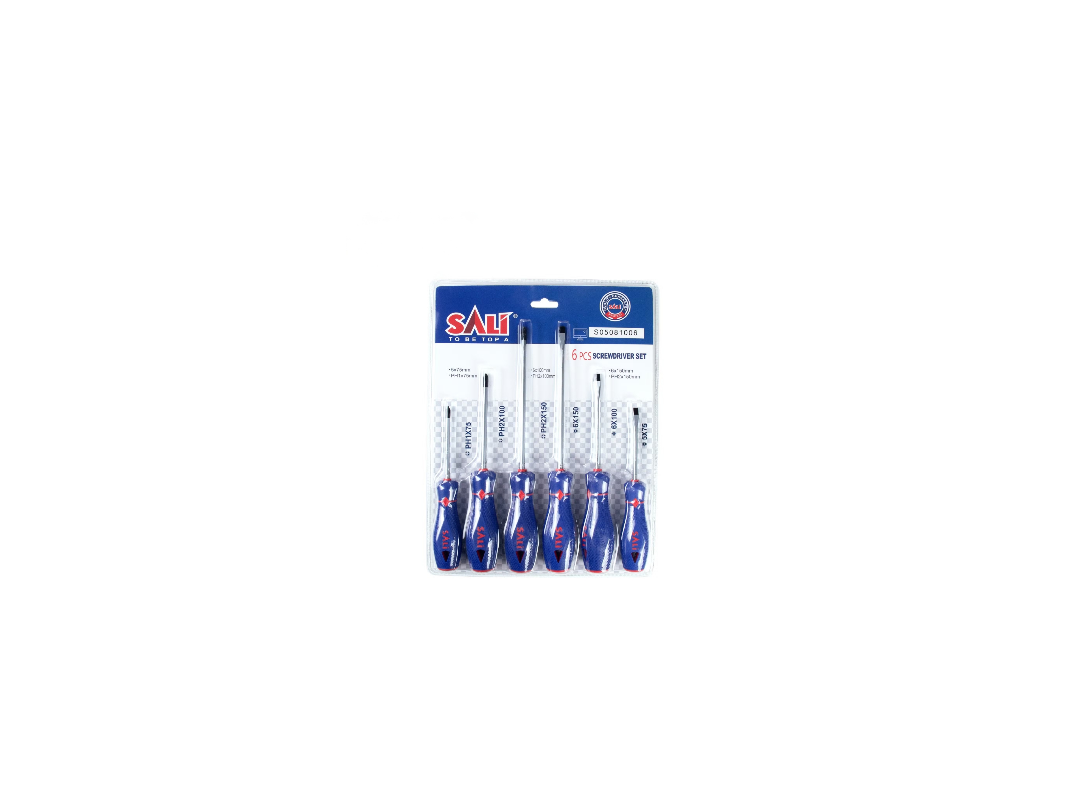 SALI 6PCS SCREWDRIVER SET (+/-)